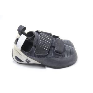 Black Diamond Aluminum Climbing Shoes Mens Size 7. Womens 8 Black Tan Two Strap